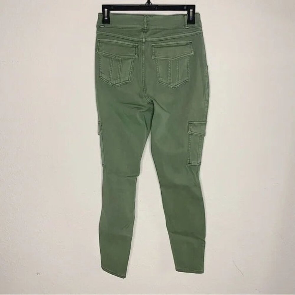 NWT SPANX Women's Stretch Twill Ankle Cargo Pants in Soft Jade Size Medium $128 - Picture 6 of 6